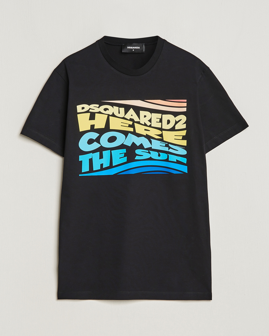 Herre | T-Shirts | Dsquared2 | Cool Fit Crew Neck T-Shirt Black