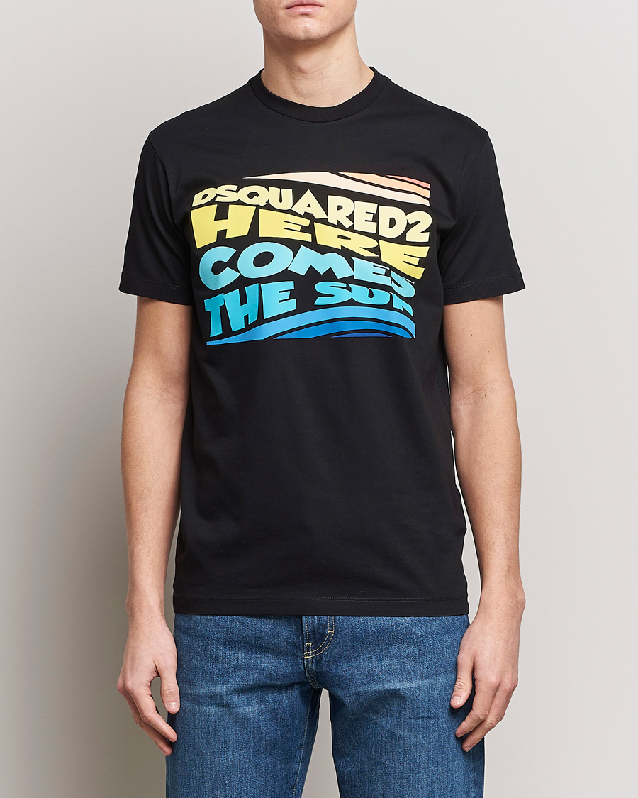 Herre | Tøj | Dsquared2 | Cool Fit Crew Neck T-Shirt Black