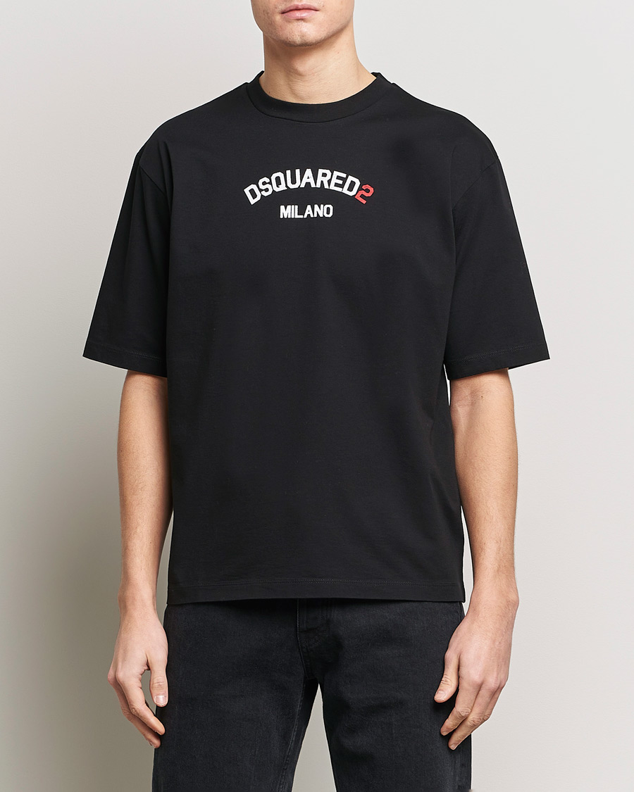 Herre | Loyalitetstilbud | Dsquared2 | Loose Fit Crew Neck T-Shirt Black