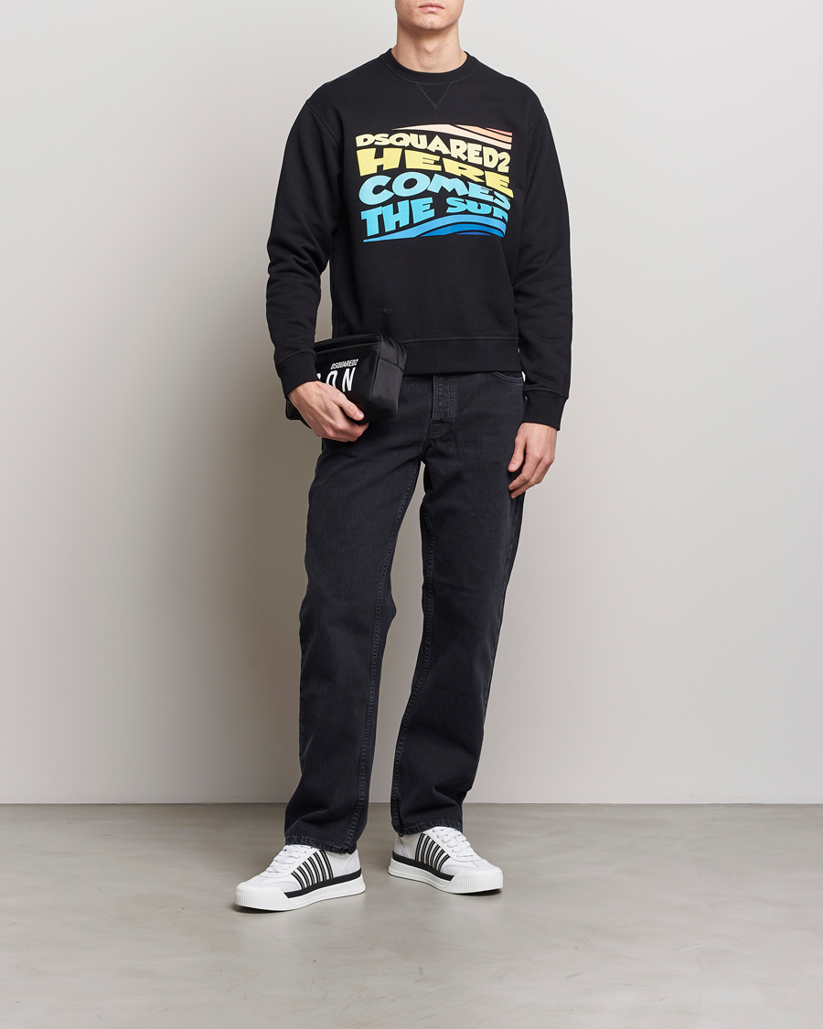 Herre | Trøjer | Dsquared2 | Cool Fit Crew Neck Sweatshirt Black