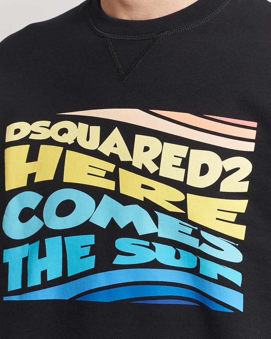 Herre | Trøjer | Dsquared2 | Cool Fit Crew Neck Sweatshirt Black