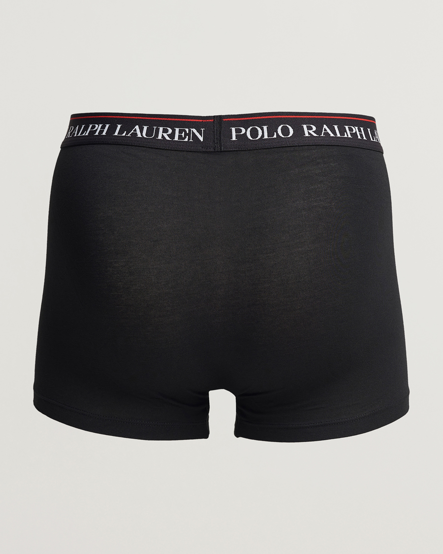 Herre | Udsalg | Polo Ralph Lauren | 3-Pack Cotton Stretch Trunk Heather/Red PP/Black