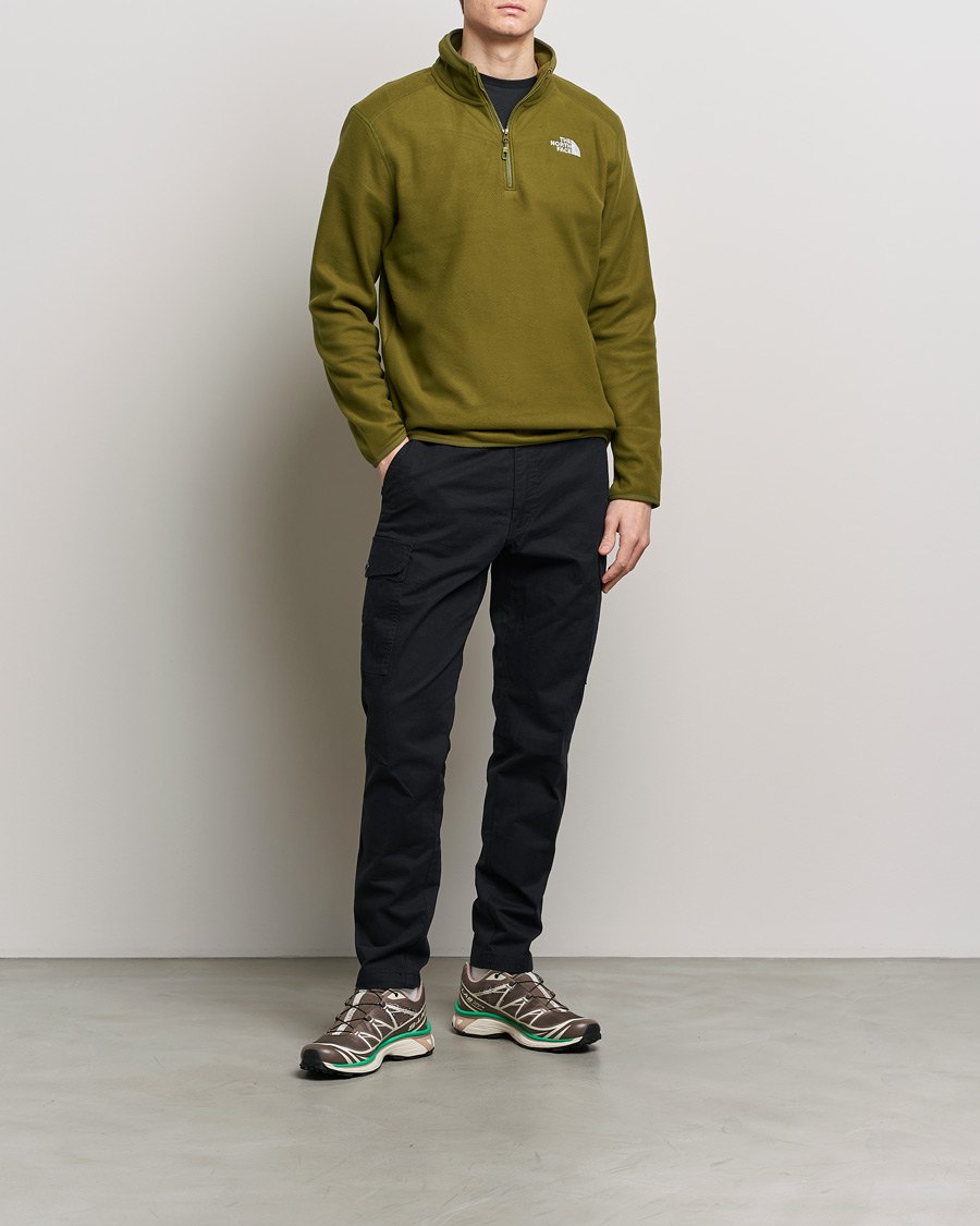 Herre | Trøjer | The North Face | Glacier 1/4 Zip Fleece New Taupe Green