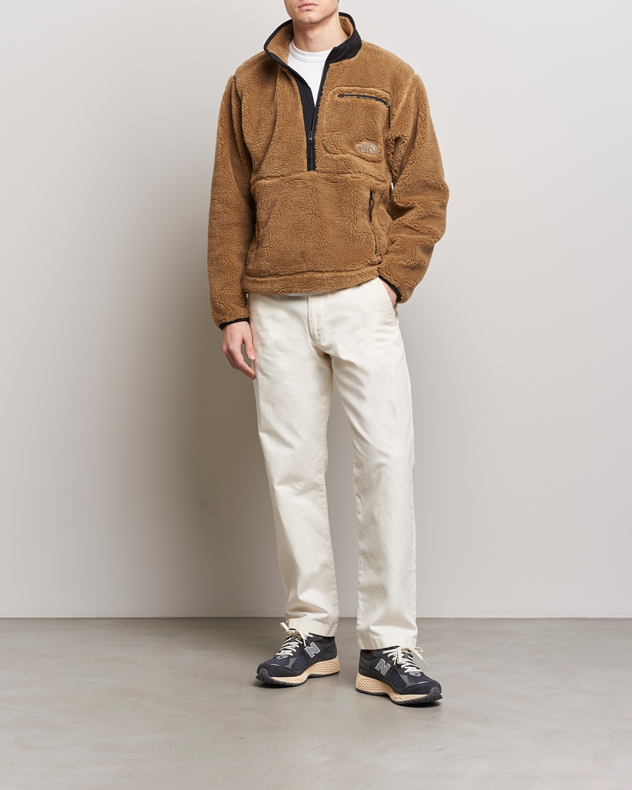 Herre | Trøjer | The North Face | Heritage Fleece Half Zip Utility Brown