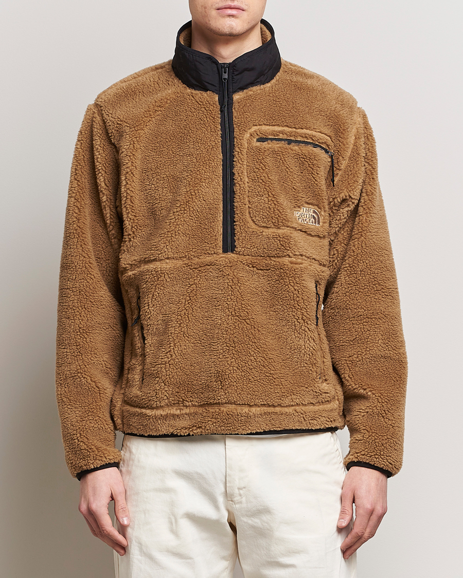 Herre | Udsalg tøj | The North Face | Heritage Fleece Half Zip Utility Brown