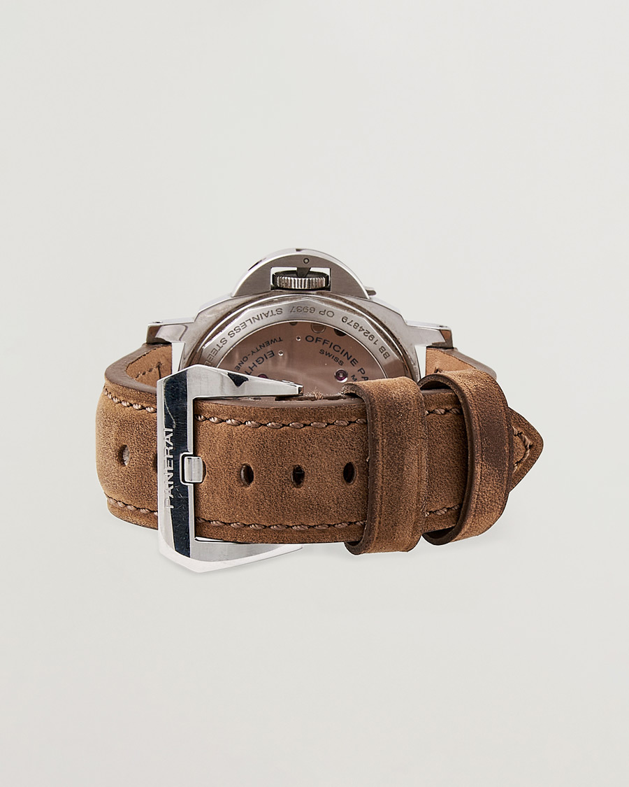 Herre | Panerai Pre-Owned Luminor Marina 8 Days 00510 Silver | Panerai Pre-Owned | Luminor Marina 8 Days 00510 Silver