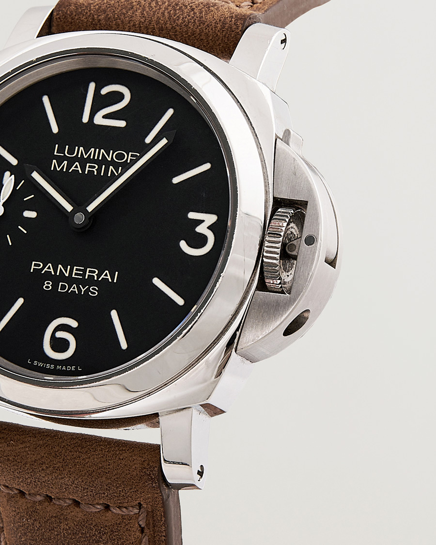 Herre | Panerai Pre-Owned Luminor Marina 8 Days 00510 Silver | Panerai Pre-Owned | Luminor Marina 8 Days 00510 Silver
