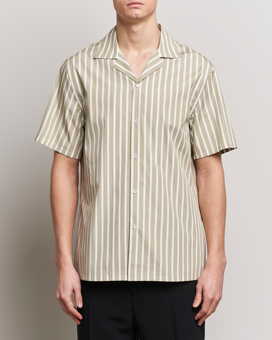 Herre | Sommer | Lanvin | Short Sleeve Camp Shirt Green