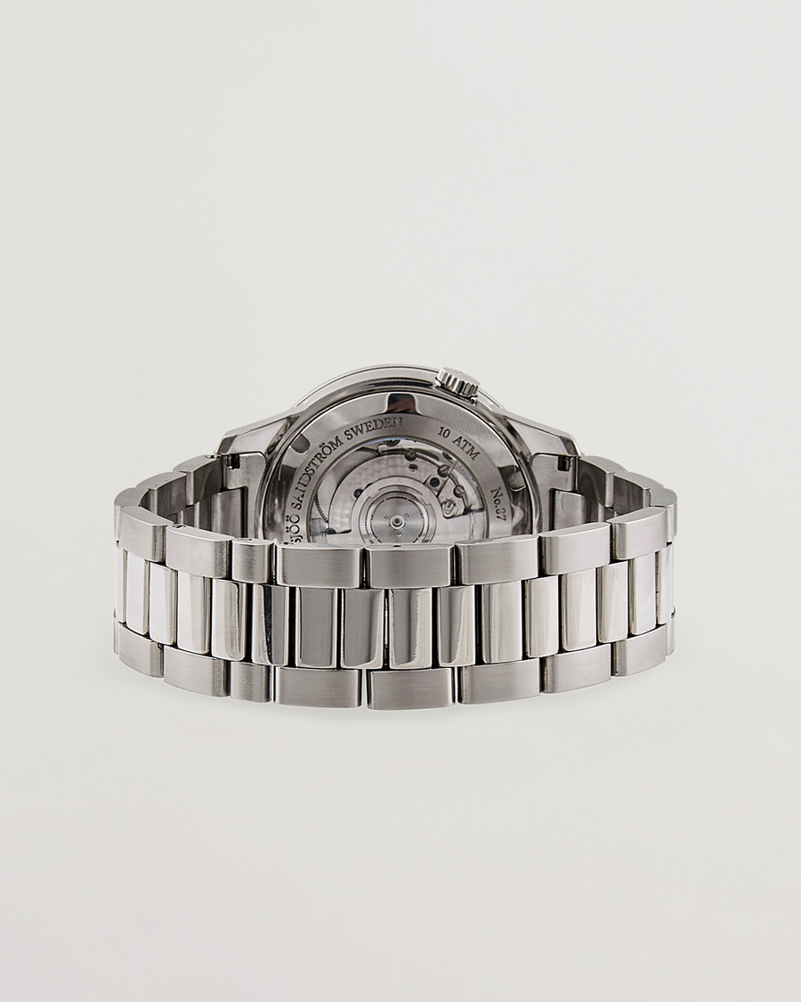 Herre | Sjöö Sandström Pre-Owned Royal Steel Worldstimer 41mm SS-1841-WT Silver | Sjöö Sandström Pre-Owned | Royal Steel Worldstimer 41mm SS-1841-WT Silver