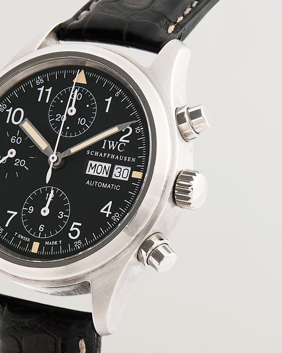 Herre | IWC Pre-Owned Pilot Chronograph IW3706 Silver | IWC Pre-Owned | Pilot Chronograph IW3706 Silver