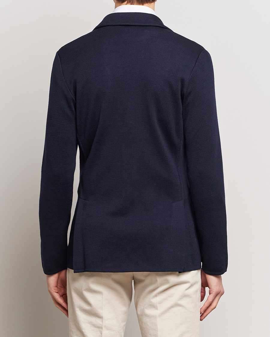Herre | Blazere & jakker | Lardini | Knitted Wool Blazer Navy