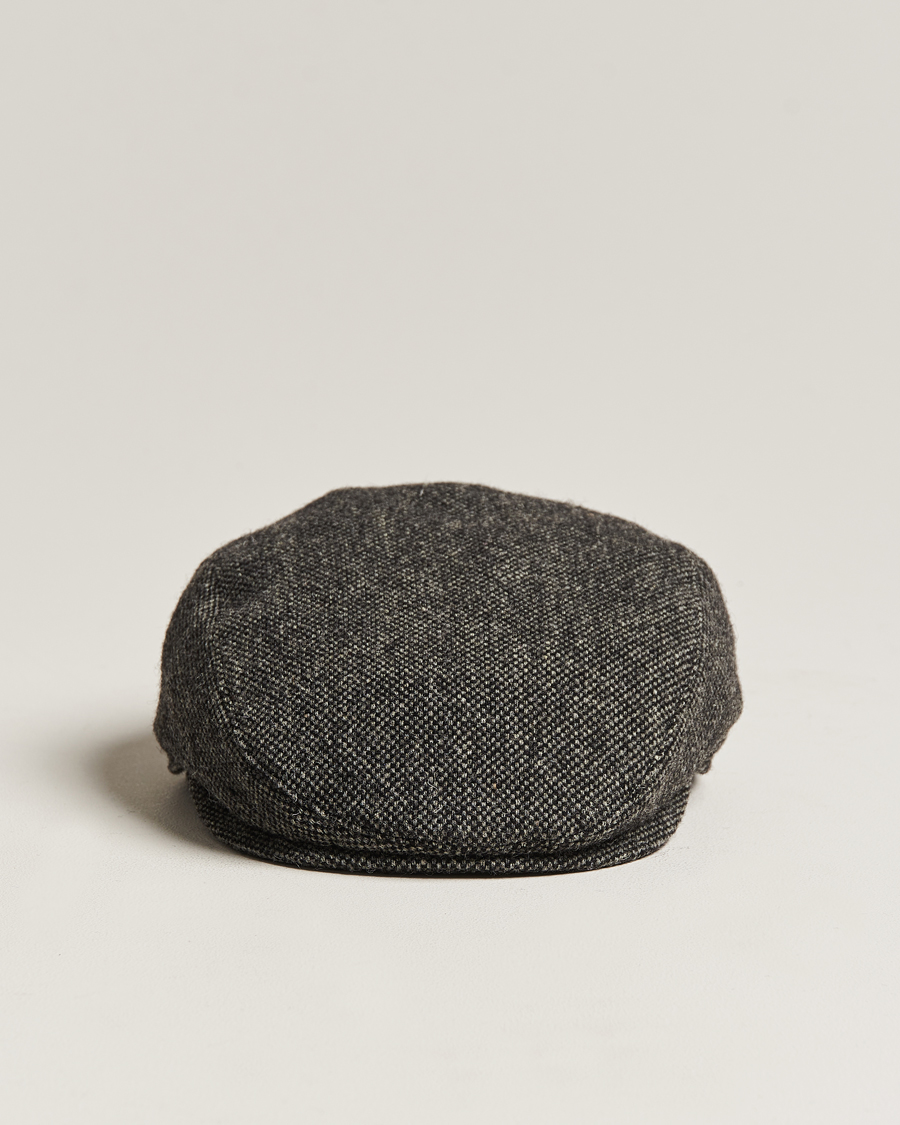 Herre | Hatte & kasketter | Wigéns | Ivy Slim Donegal Wool Dark Grey