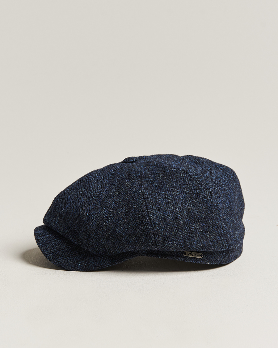Herre | Hatte & kasketter | Wigéns | Newsboy Classic Shetland Wool Navy