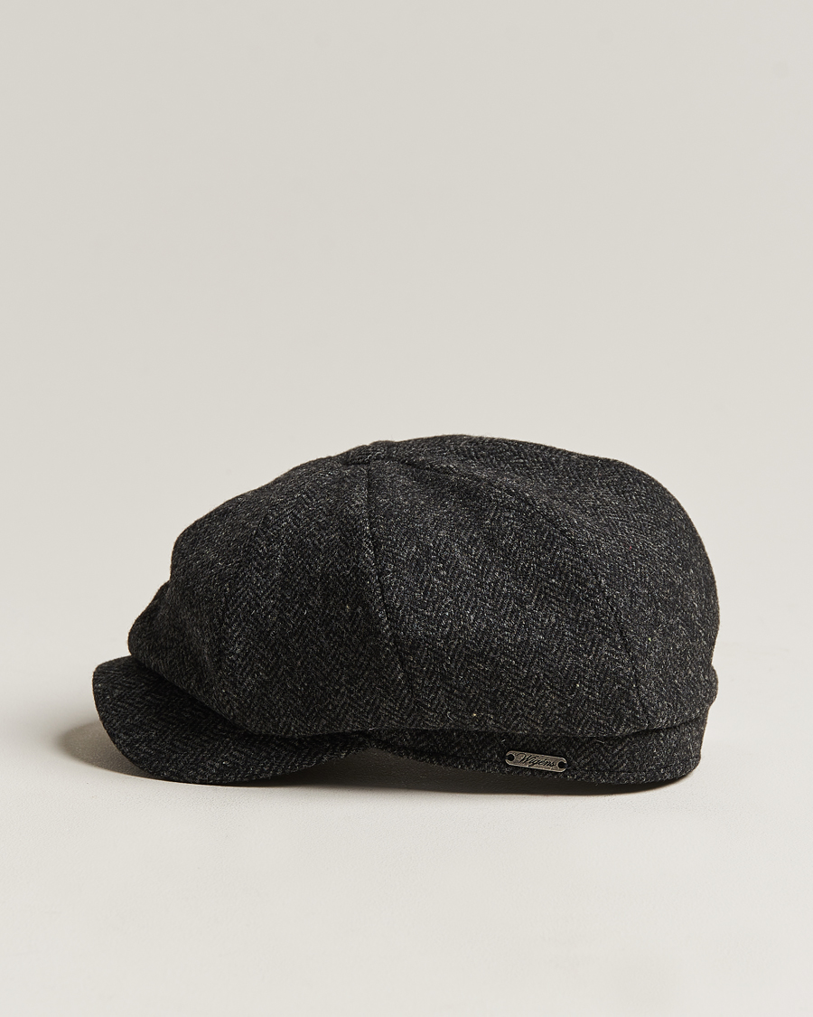 Herre | Hatte & kasketter | Wigéns | Newsboy Classic Shetland Wool Dark Grey