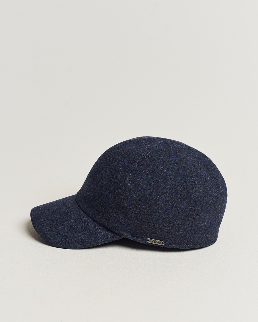 Herre | Wigéns Baseball Classic Melton Wool Blue Melange | Wigéns | Baseball Classic Melton Wool Blue Melange
