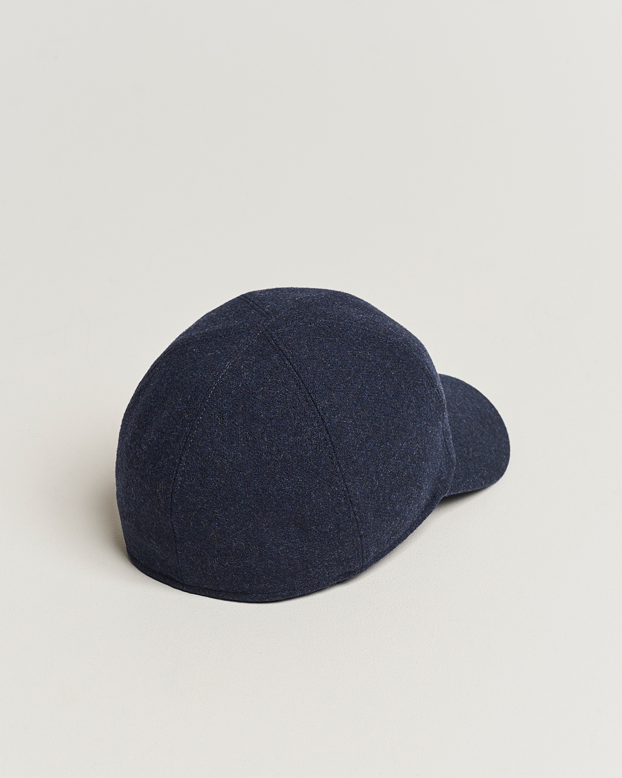 Herre | Wigéns Baseball Classic Melton Wool Blue Melange | Wigéns | Baseball Classic Melton Wool Blue Melange