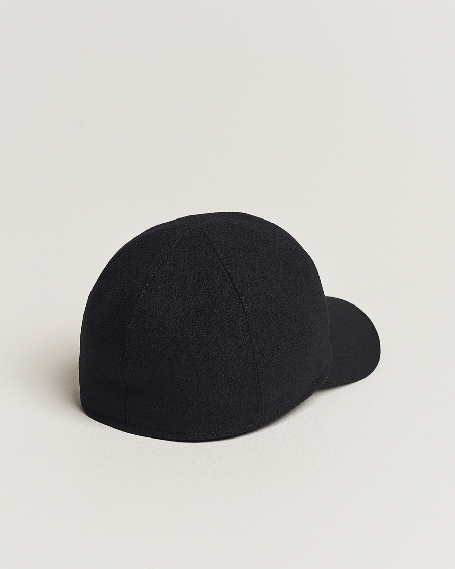Herre | Hatte & kasketter | Wigéns | Baseball Classic Melton Wool Black