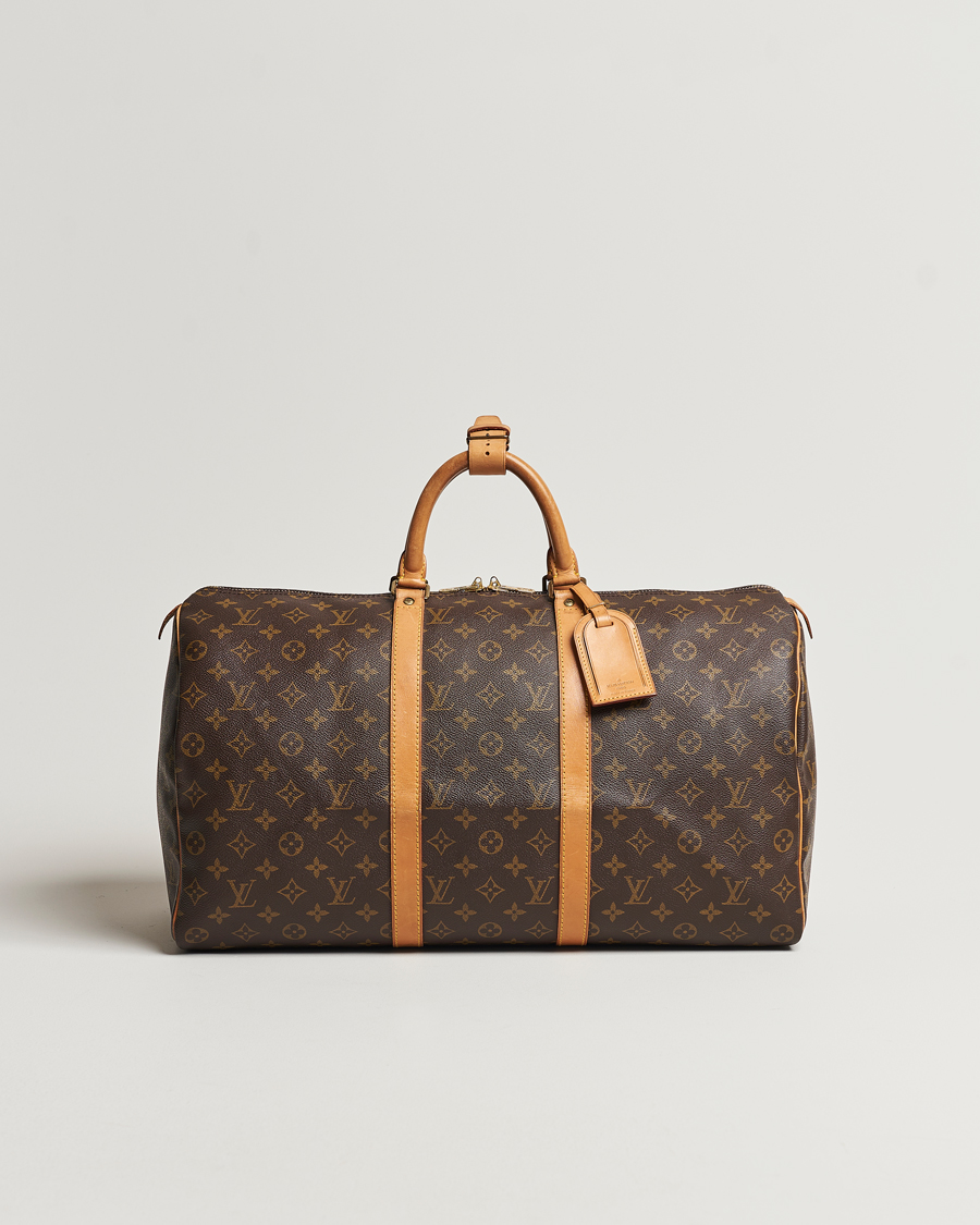 Herre | Louis Vuitton Pre-Owned Keepall 50 Bag Monogram | Louis Vuitton Pre-Owned | Keepall 50 Bag Monogram
