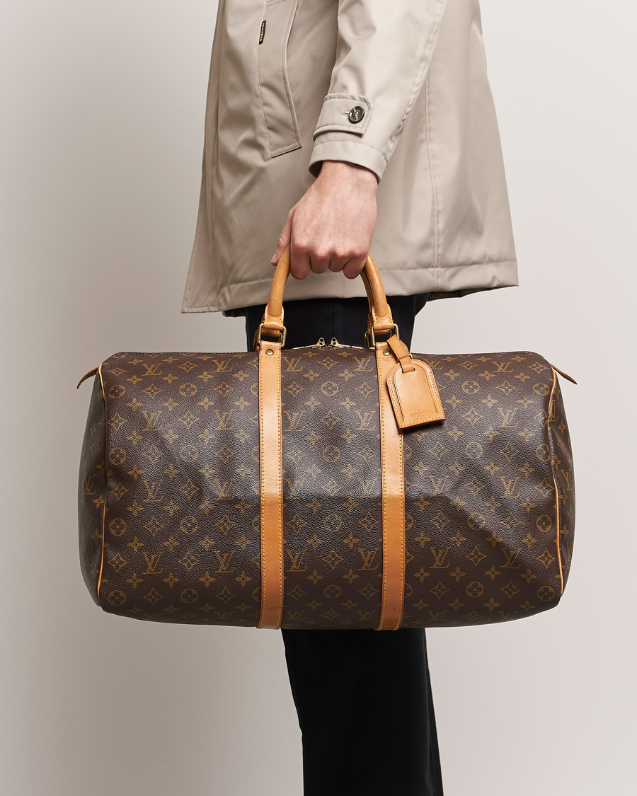 Herre | Louis Vuitton Pre-Owned Keepall 50 Bag Monogram | Louis Vuitton Pre-Owned | Keepall 50 Bag Monogram