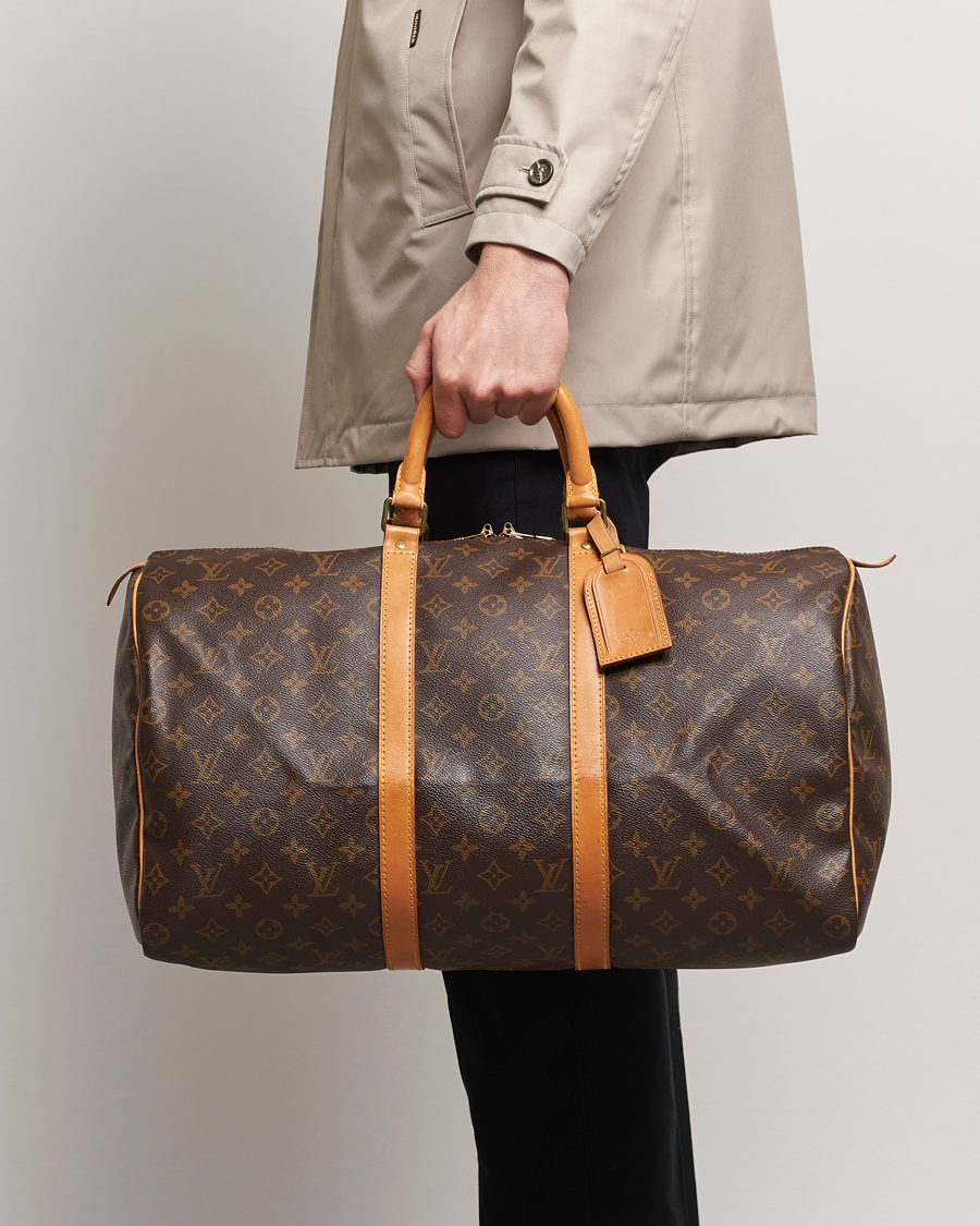 Herre | Pre-Owned & Vintage Bags | Louis Vuitton Pre-Owned | Keepall 50 Bag Monogram 