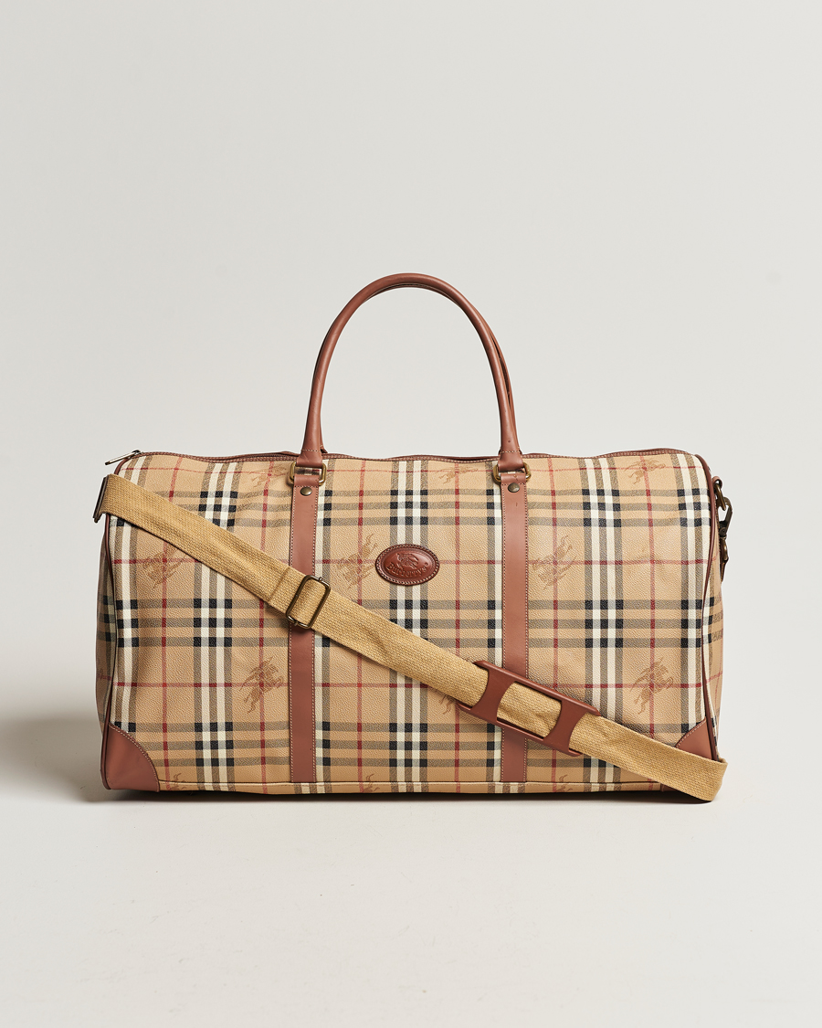 Herre | Burberry Pre-Owned Duffle Bag Haymarket Check | Burberry Pre-Owned | Duffle Bag Haymarket Check