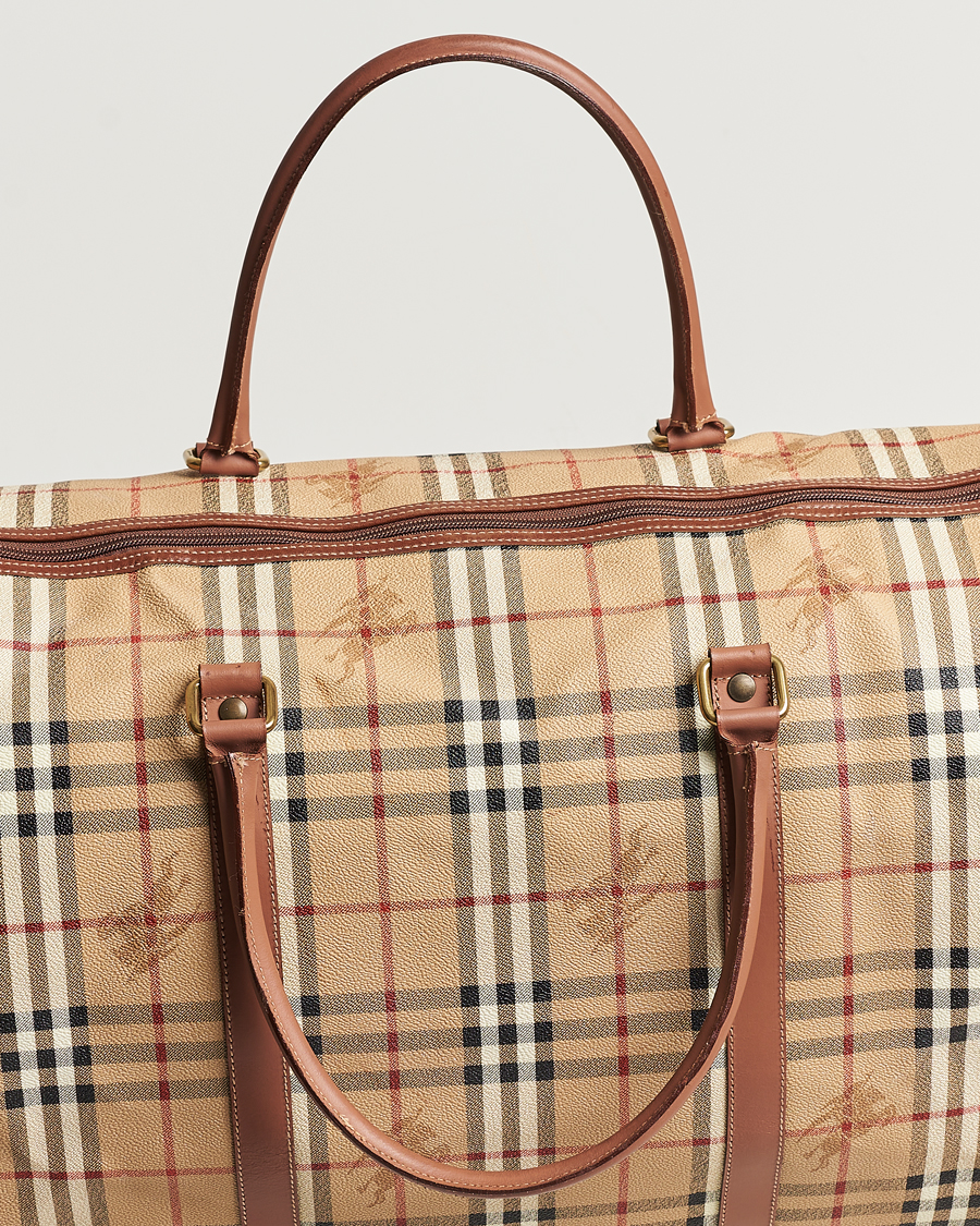 Herre | Burberry Pre-Owned Duffle Bag Haymarket Check | Burberry Pre-Owned | Duffle Bag Haymarket Check