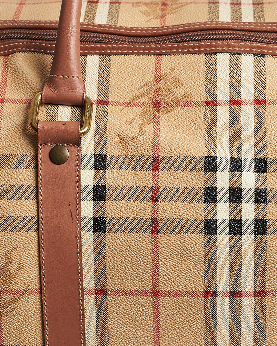 Herre | Burberry Pre-Owned Duffle Bag Haymarket Check | Burberry Pre-Owned | Duffle Bag Haymarket Check