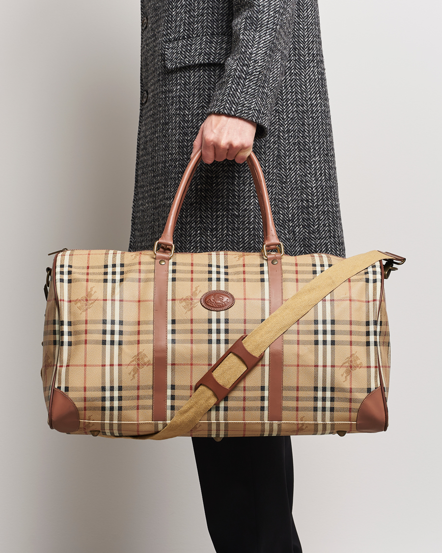 Herre | Burberry Pre-Owned Duffle Bag Haymarket Check | Burberry Pre-Owned | Duffle Bag Haymarket Check