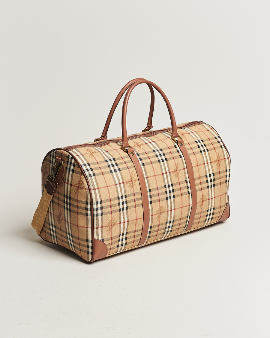 Herre | Burberry Pre-Owned Duffle Bag Haymarket Check | Burberry Pre-Owned | Duffle Bag Haymarket Check