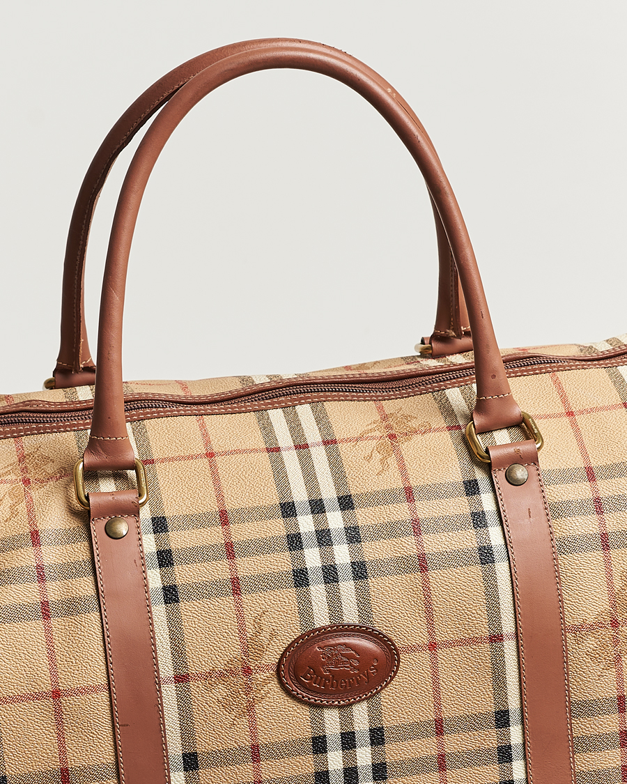 Herre | Burberry Pre-Owned Duffle Bag Haymarket Check | Burberry Pre-Owned | Duffle Bag Haymarket Check