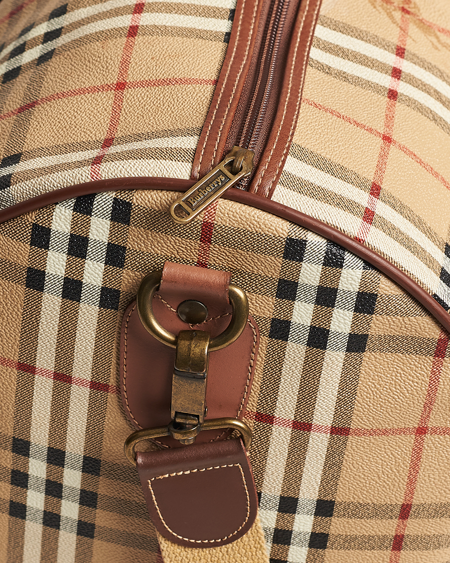 Herre | Burberry Pre-Owned Duffle Bag Haymarket Check | Burberry Pre-Owned | Duffle Bag Haymarket Check