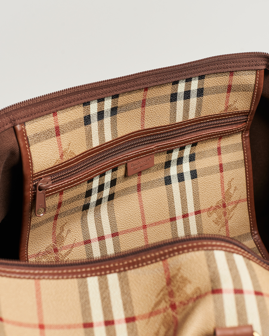 Herre | Burberry Pre-Owned Duffle Bag Haymarket Check | Burberry Pre-Owned | Duffle Bag Haymarket Check