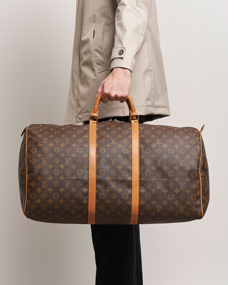 Herre | Louis Vuitton Pre-Owned Keepall 60 Bag Monogram | Louis Vuitton Pre-Owned | Keepall 60 Bag Monogram