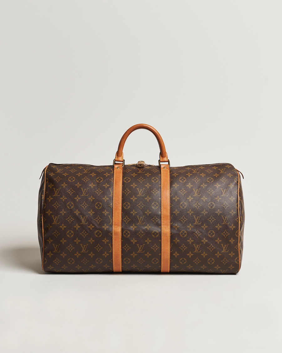 Herre | Louis Vuitton Pre-Owned Keepall 55 Bag Monogram | Louis Vuitton Pre-Owned | Keepall 55 Bag Monogram