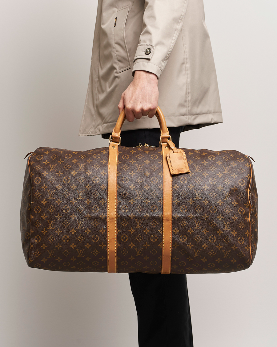 Herre | Louis Vuitton Pre-Owned Keepall 60 Bag Monogram | Louis Vuitton Pre-Owned | Keepall 60 Bag Monogram
