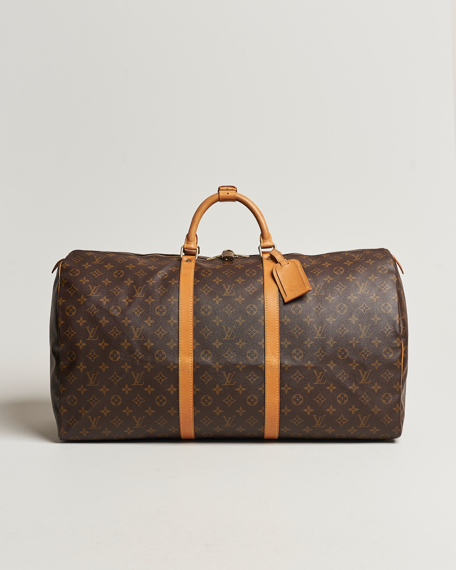 Herre | Louis Vuitton Pre-Owned Keepall 60 Bag Monogram | Louis Vuitton Pre-Owned | Keepall 60 Bag Monogram