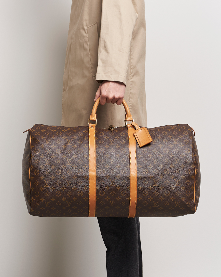Herre | Louis Vuitton Pre-Owned Keepall 60 Bag Monogram | Louis Vuitton Pre-Owned | Keepall 60 Bag Monogram