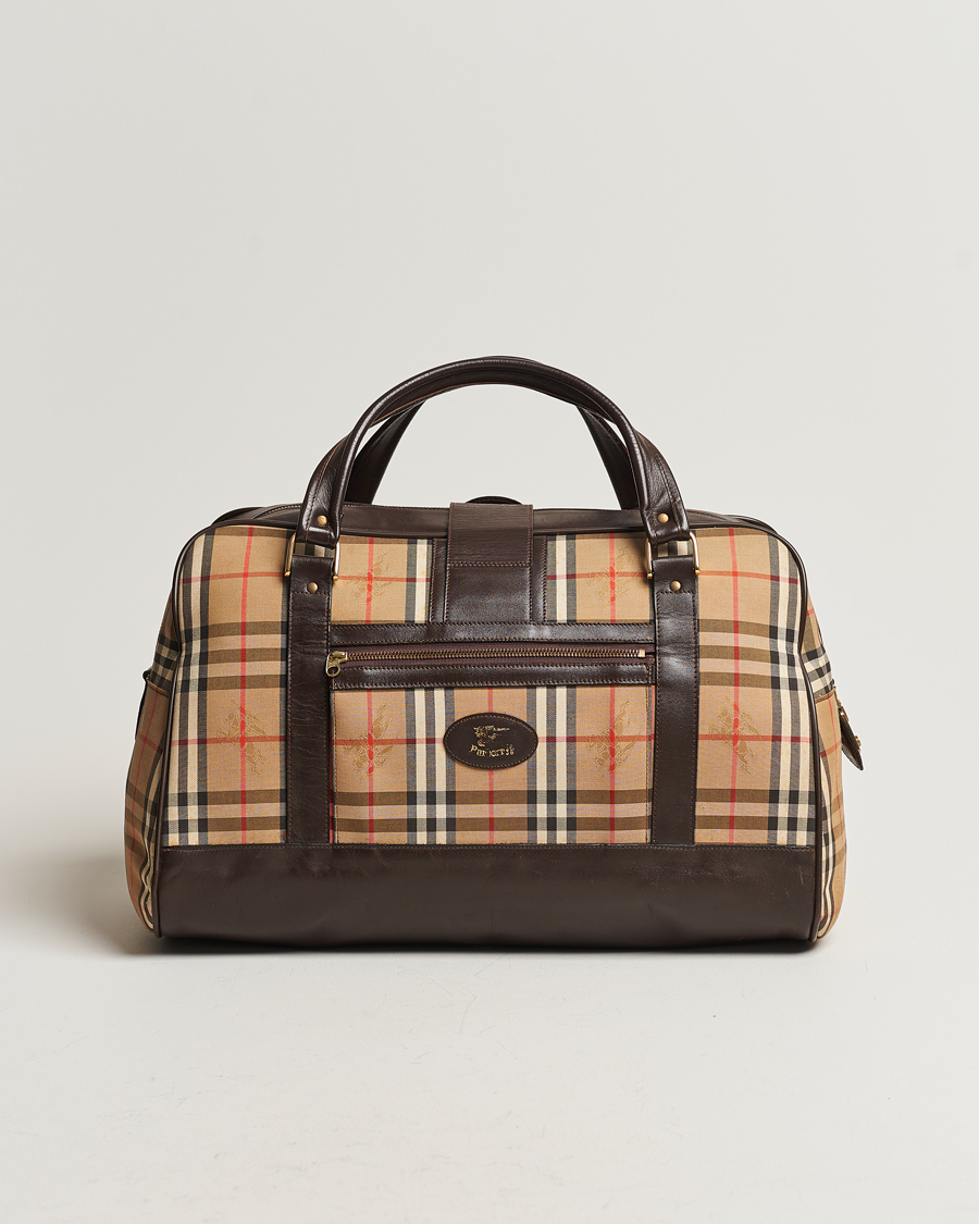 Herre | Burberry Pre-Owned Carry On Travel Bag Haymarket Check | Burberry Pre-Owned | Carry On Travel Bag Haymarket Check