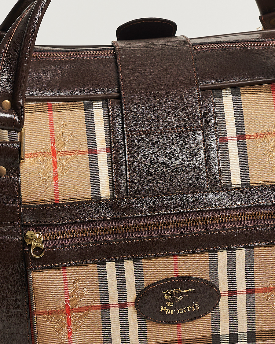 Herre | Burberry Pre-Owned Carry On Travel Bag Haymarket Check | Burberry Pre-Owned | Carry On Travel Bag Haymarket Check