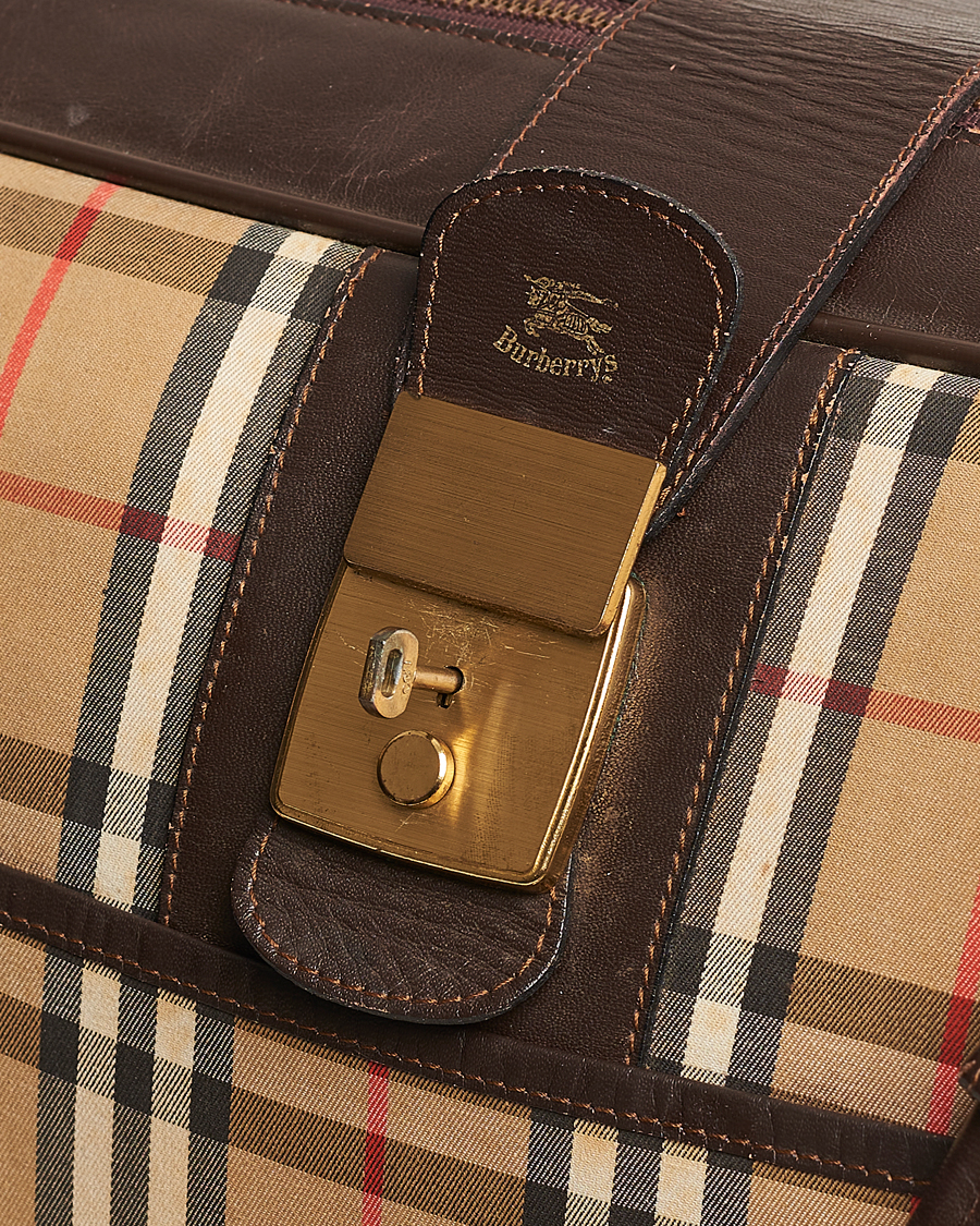 Herre | Burberry Pre-Owned Carry On Travel Bag Haymarket Check | Burberry Pre-Owned | Carry On Travel Bag Haymarket Check