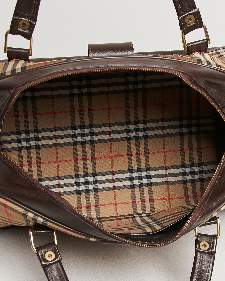 Herre | Burberry Pre-Owned Carry On Travel Bag Haymarket Check | Burberry Pre-Owned | Carry On Travel Bag Haymarket Check