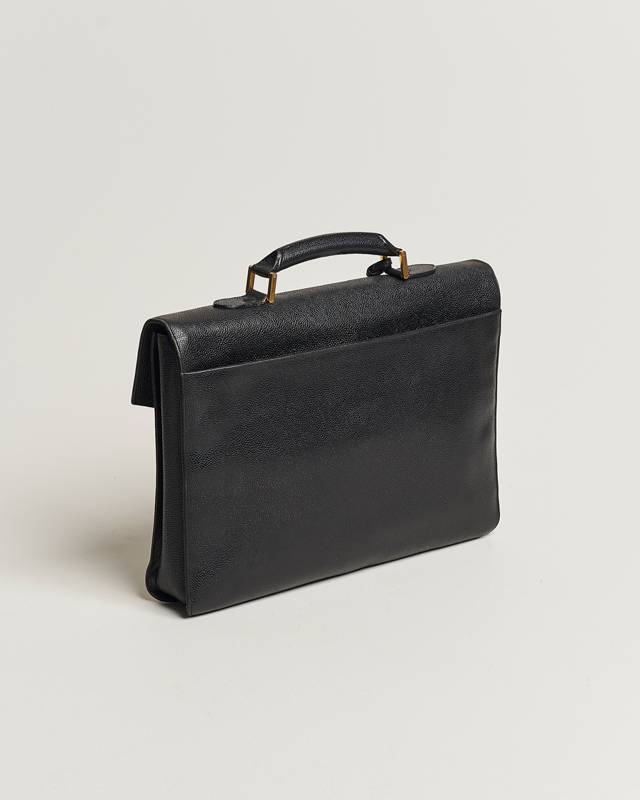 Herre | Chanel Pre-Owned Portfolio Briefcase Leather Black | Chanel Pre-Owned | Portfolio Briefcase Leather Black