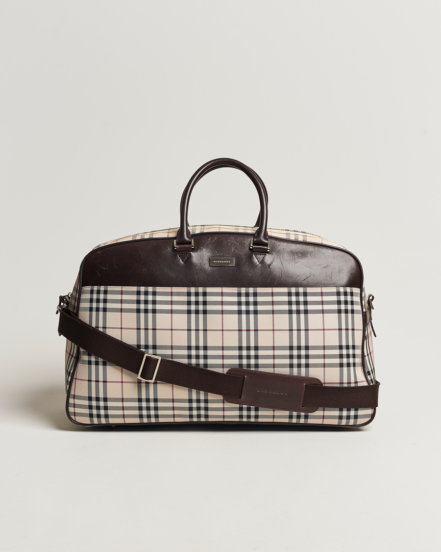 Herre | Burberry Pre-Owned Travel Bag House Check | Burberry Pre-Owned | Travel Bag House Check