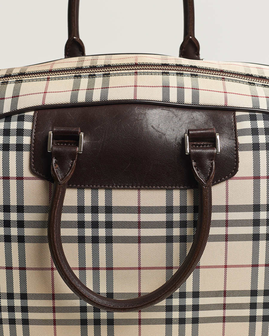 Herre | Burberry Pre-Owned Travel Bag House Check | Burberry Pre-Owned | Travel Bag House Check