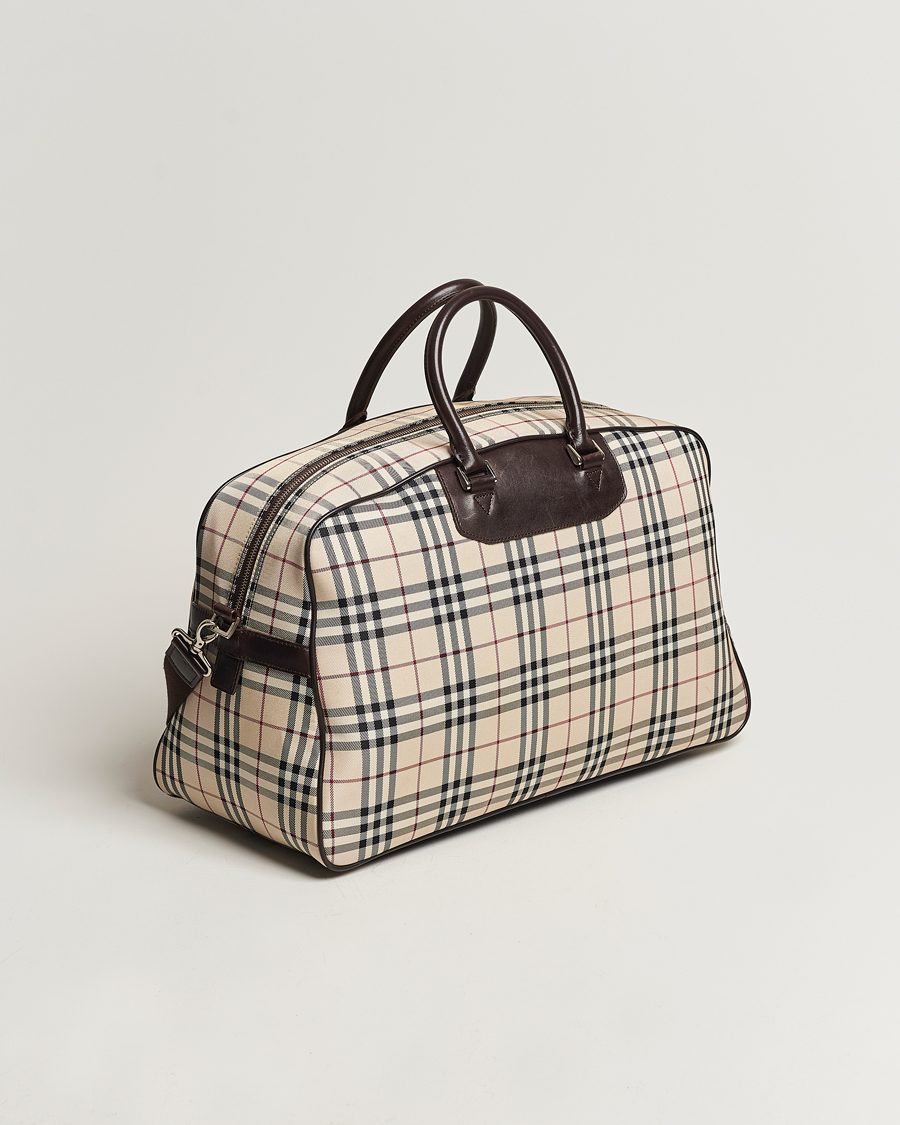 Herre | Burberry Pre-Owned Travel Bag House Check | Burberry Pre-Owned | Travel Bag House Check