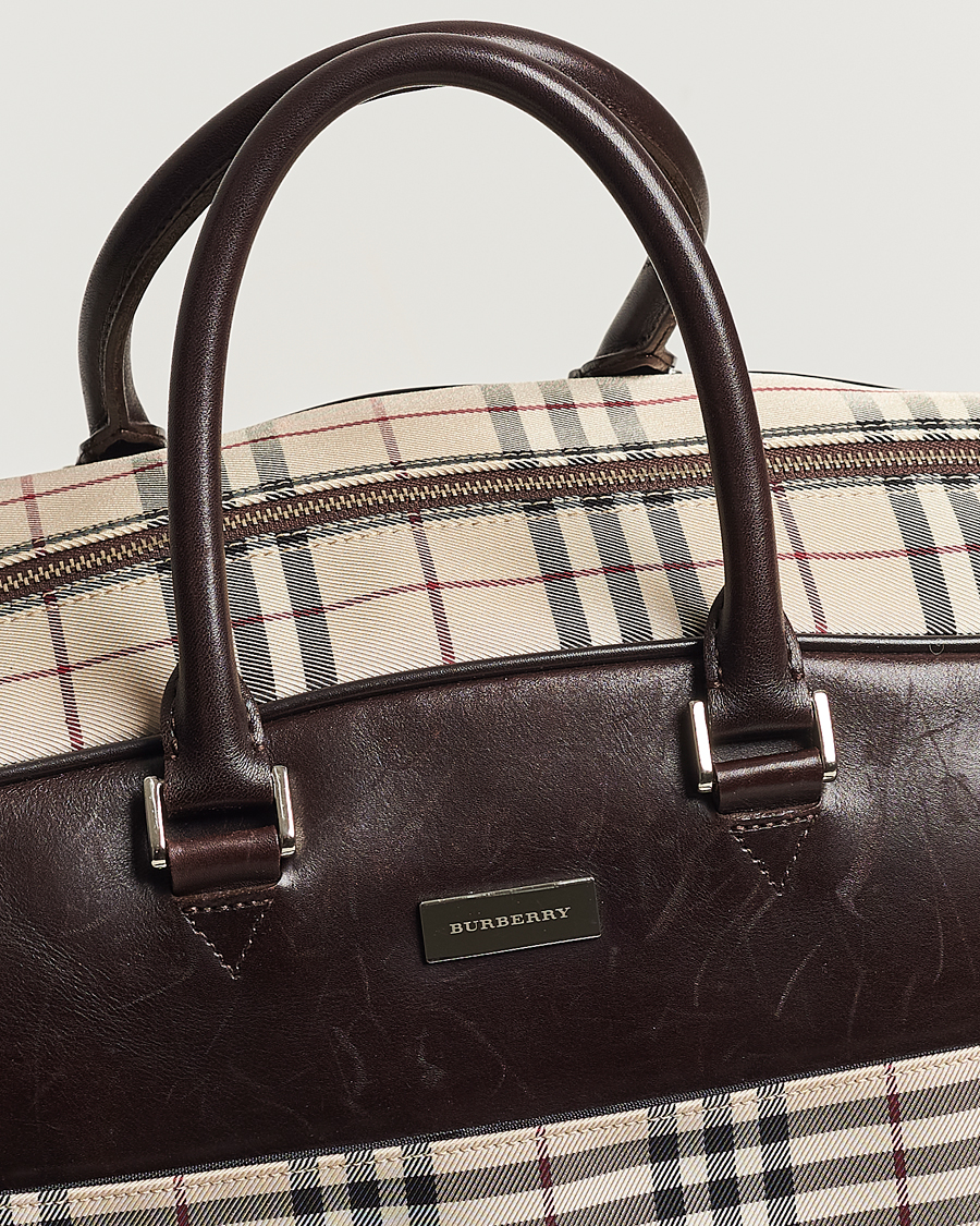 Herre | Burberry Pre-Owned Travel Bag House Check | Burberry Pre-Owned | Travel Bag House Check