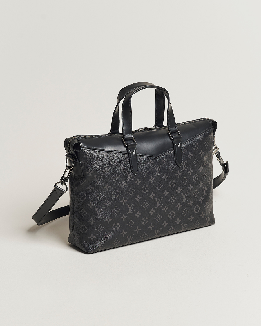 Herre | Louis Vuitton Pre-Owned Briefcase Explorer Monogram Eclipse | Louis Vuitton Pre-Owned | Briefcase Explorer Monogram Eclipse