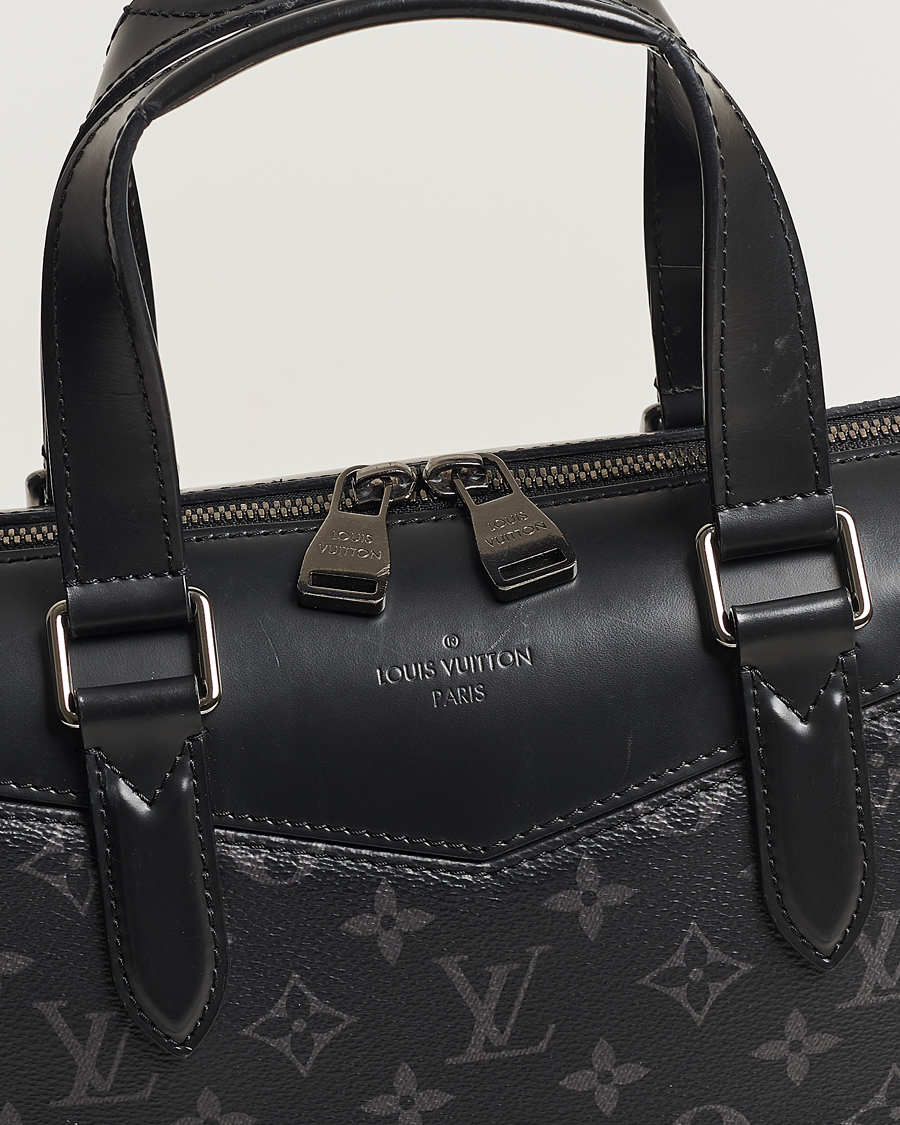 Herre | Louis Vuitton Pre-Owned Briefcase Explorer Monogram Eclipse | Louis Vuitton Pre-Owned | Briefcase Explorer Monogram Eclipse