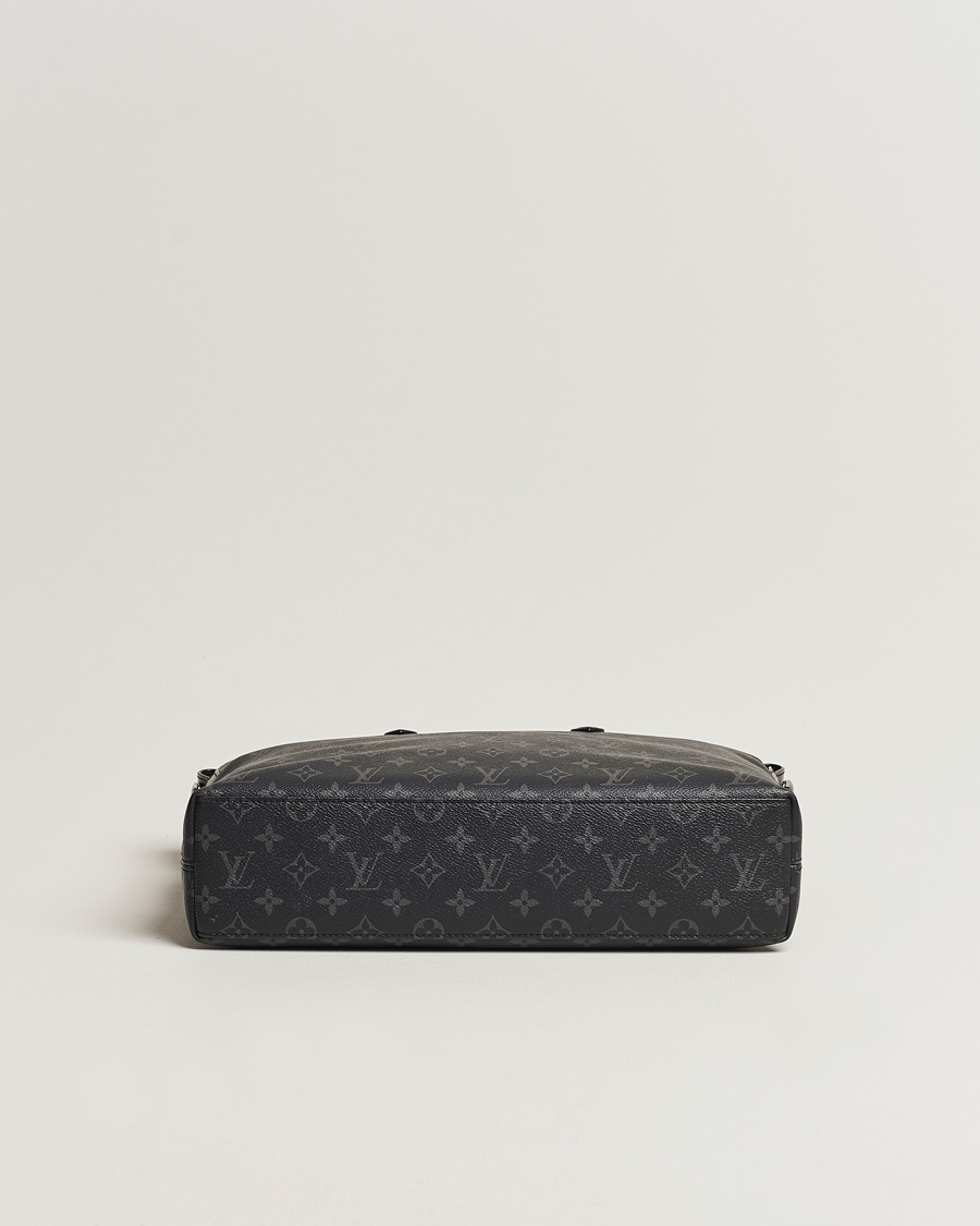 Herre | Louis Vuitton Pre-Owned Briefcase Explorer Monogram Eclipse | Louis Vuitton Pre-Owned | Briefcase Explorer Monogram Eclipse