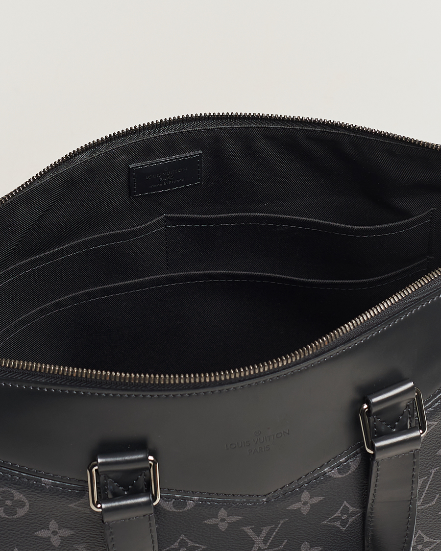 Herre | Louis Vuitton Pre-Owned Briefcase Explorer Monogram Eclipse | Louis Vuitton Pre-Owned | Briefcase Explorer Monogram Eclipse